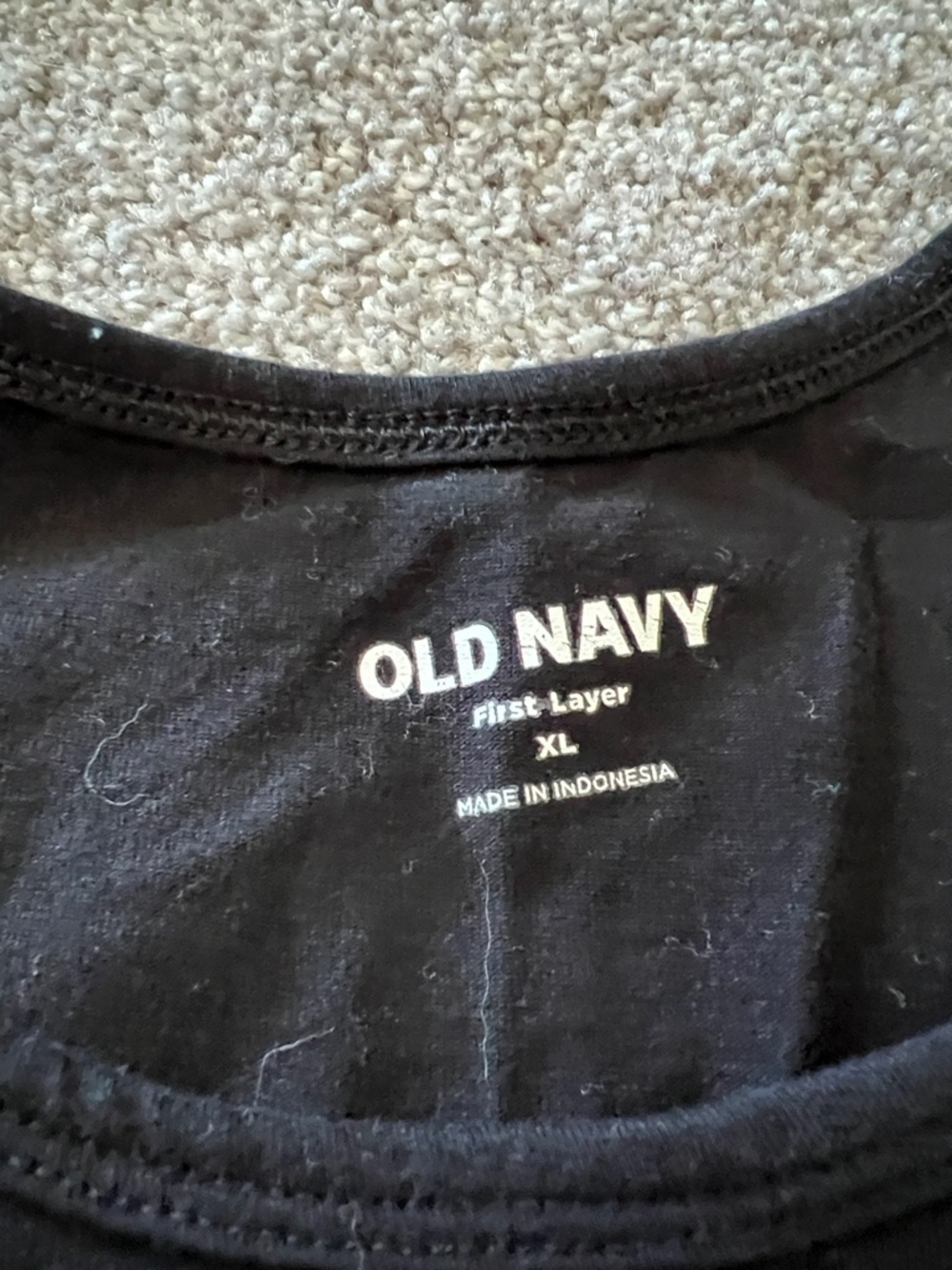 Old Navy Women’s Tank Top Trio - Black, White, Brown - Picture 2 of 9